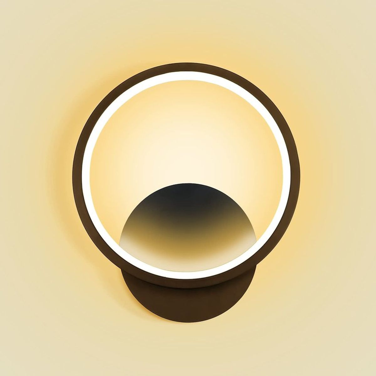 HOME NEAT - Aplique pared interior led 12w lámpara de pared moderna blanco cálido