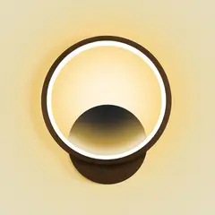 HOME NEAT - Aplique pared interior led 12w lámpara de pared moderna blanco cálido