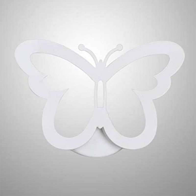 HOME NEAT - Lámpara de pared LED Aplique de pared de mariposa 12W blanca fría