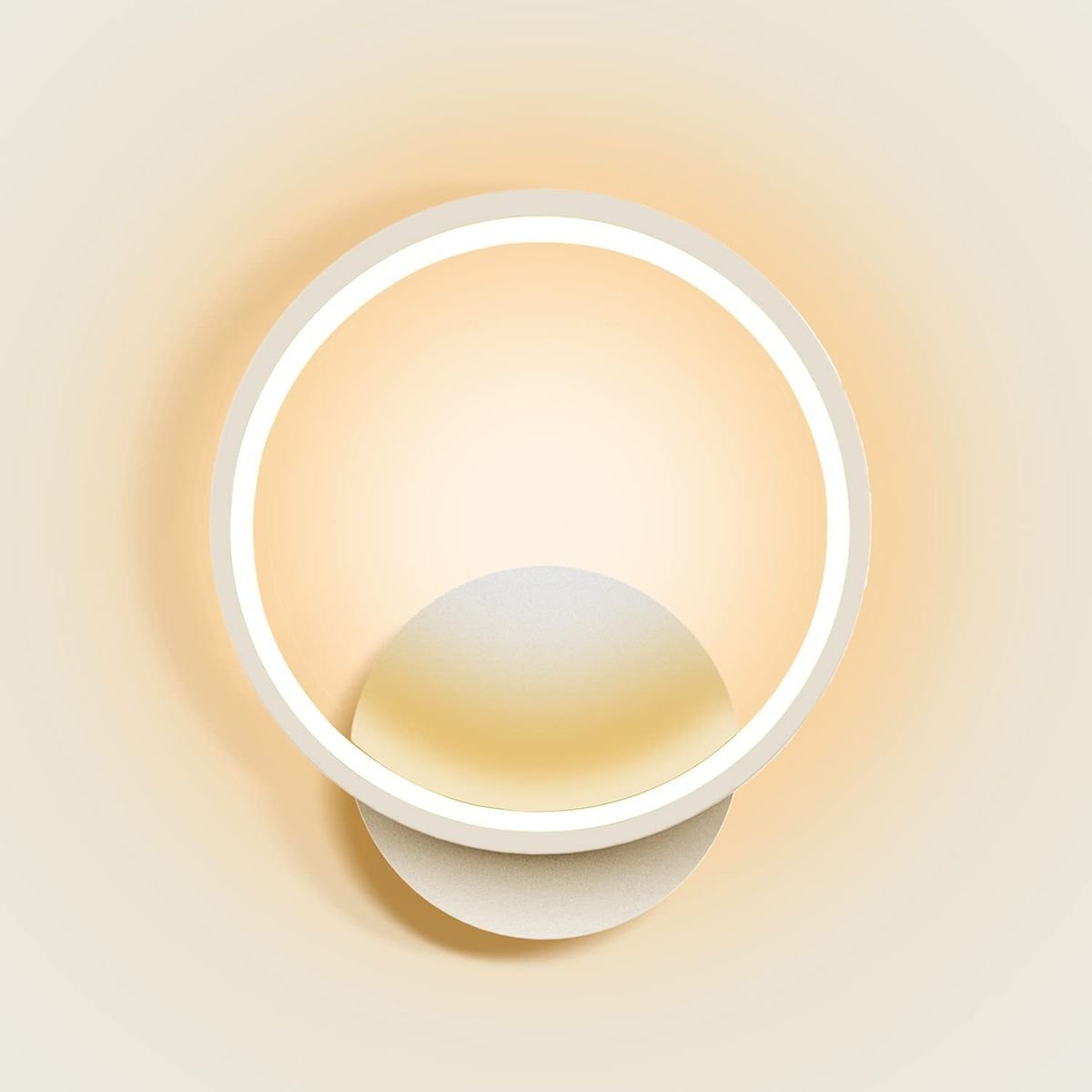 HOME NEAT - Led aplique pared led 3 color lámpara de pared 13w para habitacion