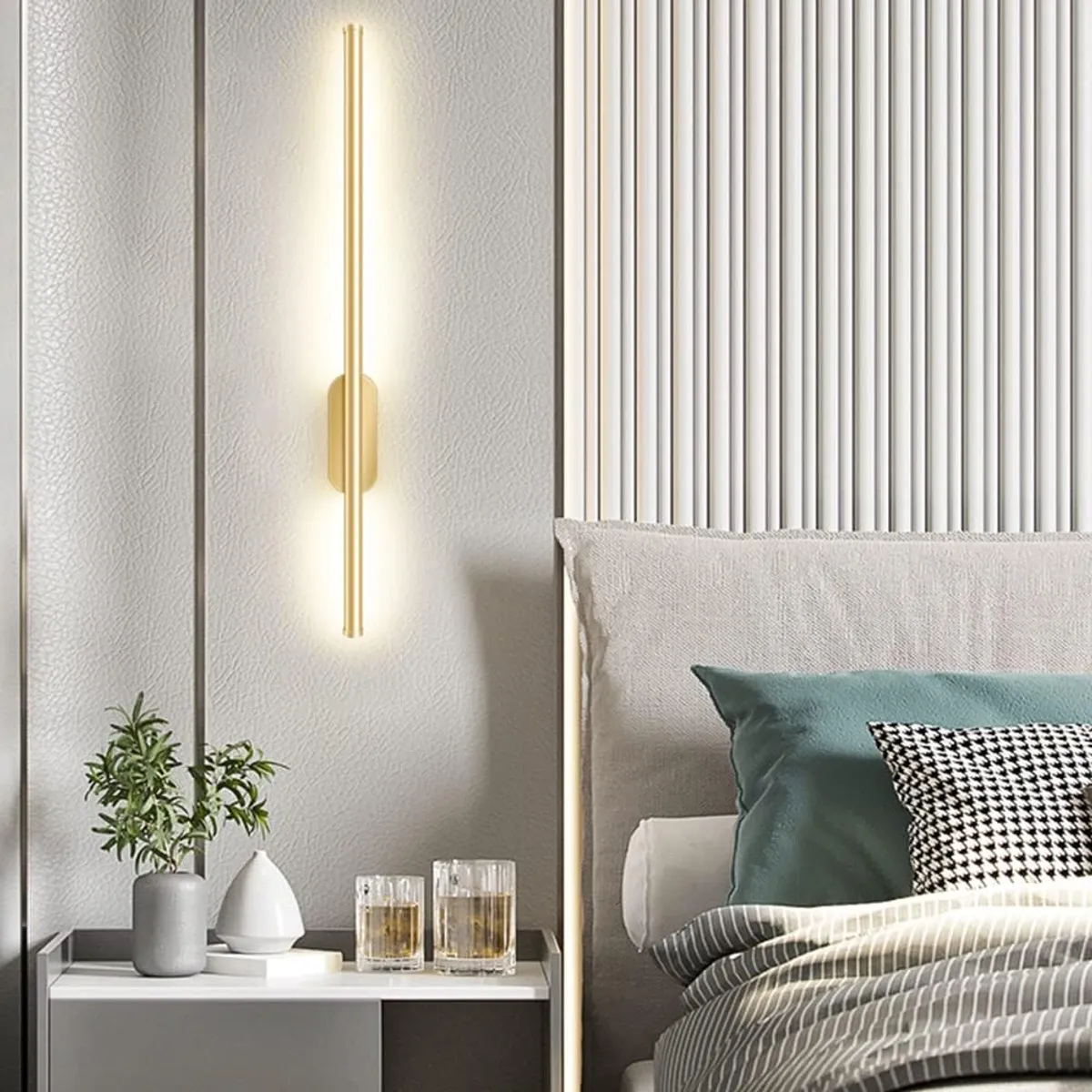 HOME NEAT - Aplique pared interior led 15W lámpara de pared moderna 3 Color