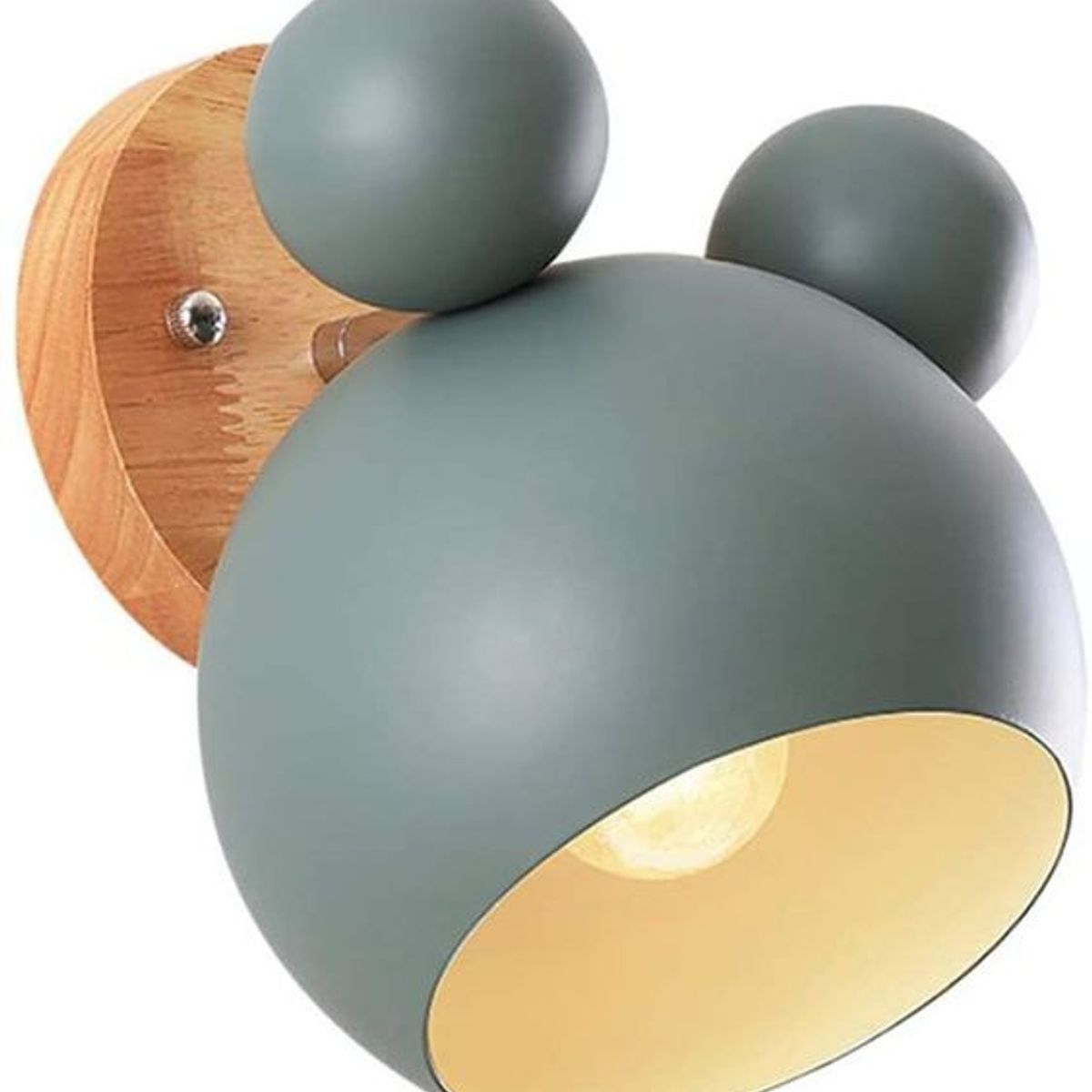 HOME NEAT - Lámpara de pared e27 Redonda Verde