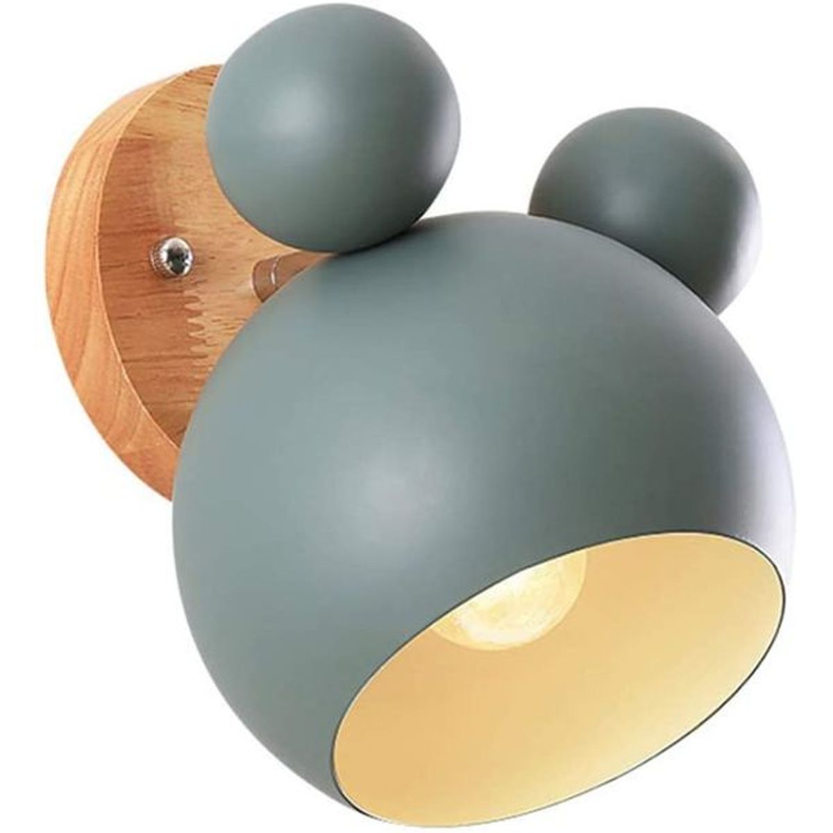 HOME NEAT - Lámpara de pared e27 Redonda Verde