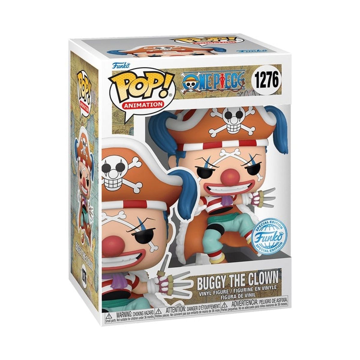 FUNKO - Funko Pop One Piece Buggy 1276
