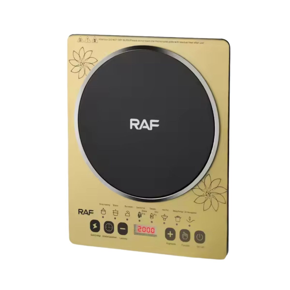 GENERICO - Cocina Encimera Induccion 1 Quemador Raf 8017 2000w Diseño MD