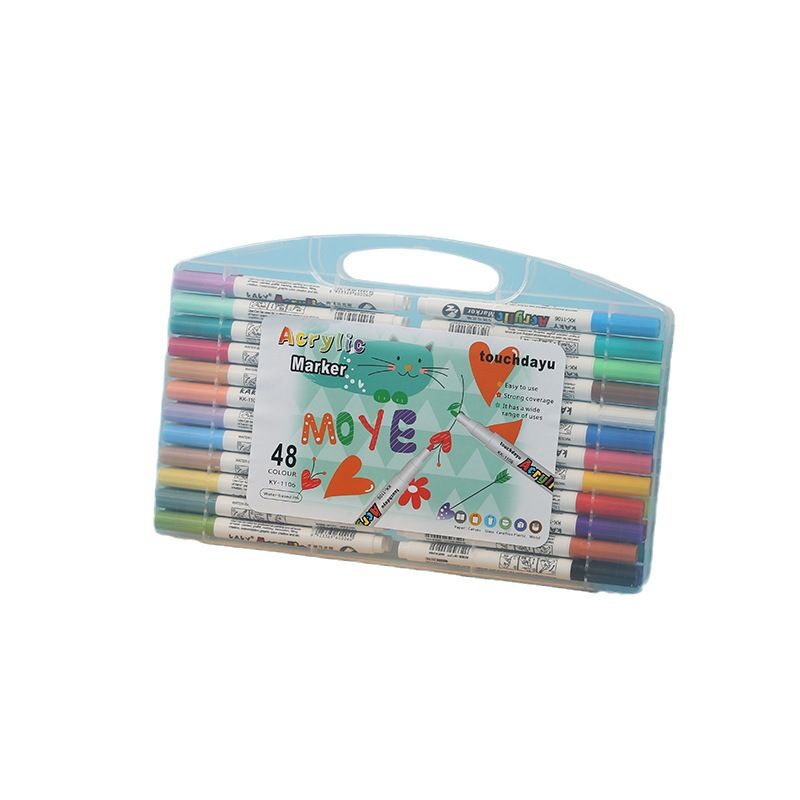 DANWEILE - Marcadores Acrílicos de 36 Colores a Base de Agua