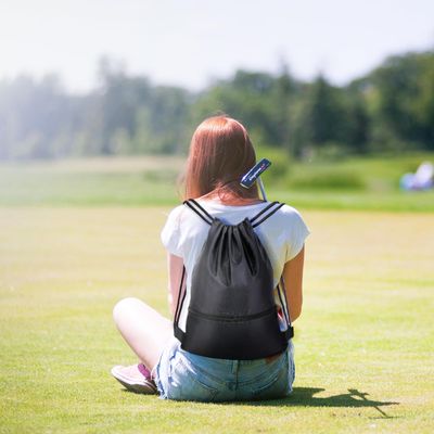 Imagen 2 del producto Mochila Con Cordón Deportiva Para Viaje Prueba De Agua