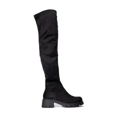 CHINITOWN - Bota Larga Mujer Negro Darinka