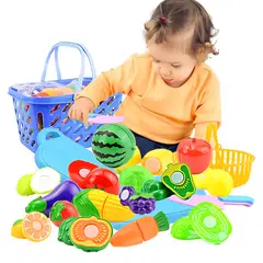 GENERICO - 23Pcs Frutas Y Verduras De Juguete Para Cortar Para Regalo