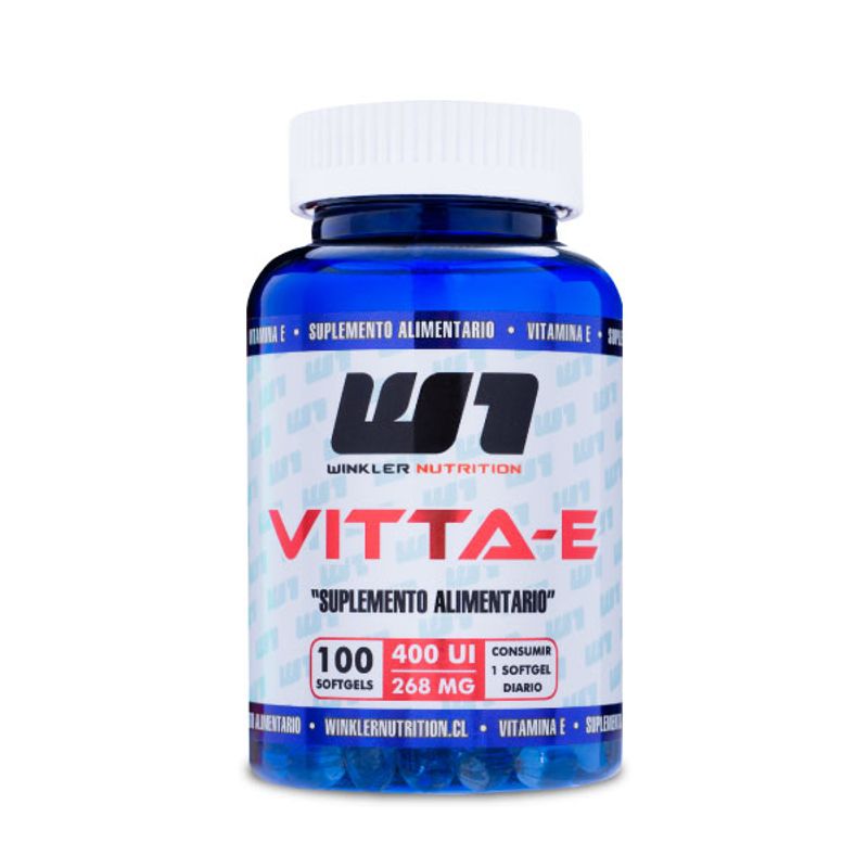 WINKLER NUTRITION - Vitta E : Vitamina E 100 Softgels 400 Ui. Winkler