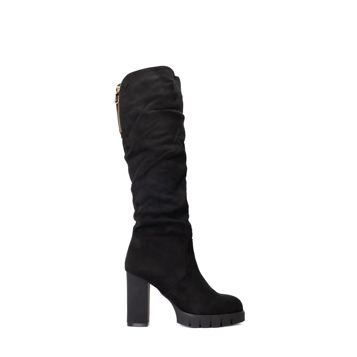 CHINITOWN - Bota Larga Mujer Negro Narkissa Chinitown