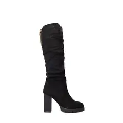 CHINITOWN - Bota Larga Mujer Negro Narkissa