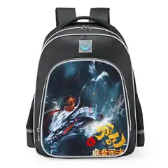 DANWEILE - Mochila para estudiantes Nezha conquista al Rey Dragón-16
