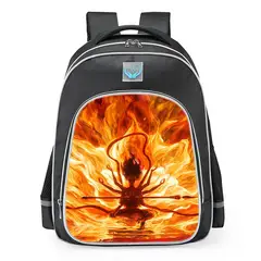 DANWEILE - Mochila para estudiantes Nezha conquista al Rey Dragón-24