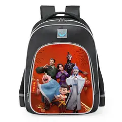 DANWEILE - Mochila para estudiantes Nezha conquista al Rey Dragón-9