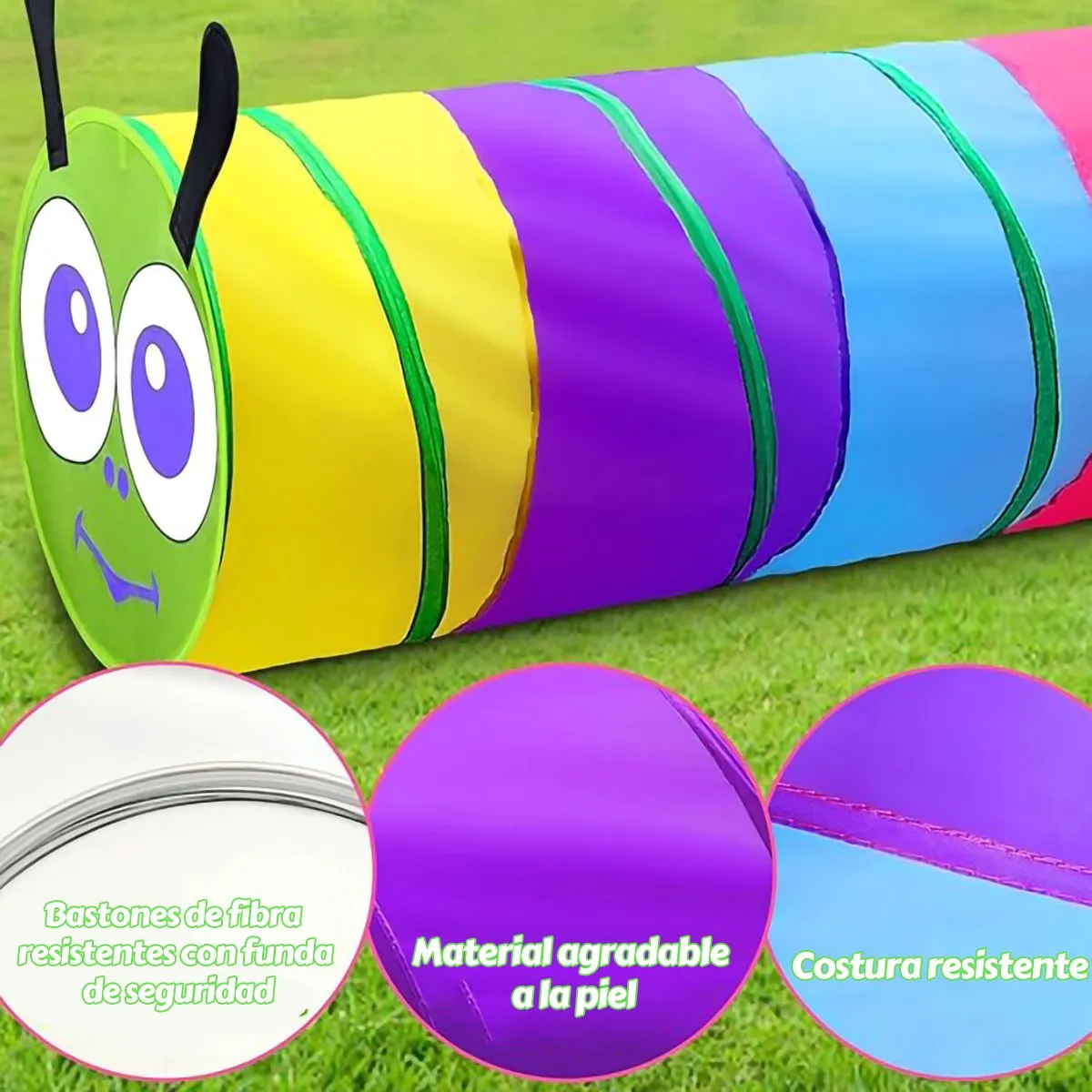 GENERICO - Túnel De Juego Con Forma De Oruga Para Niños De 1 A 3 Años