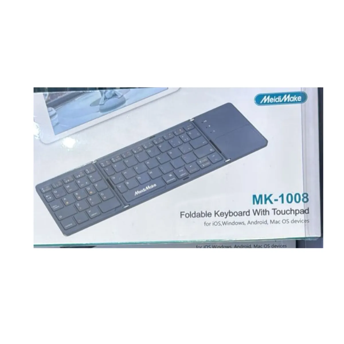 GENERICO - Teclado Plegable Teclado Gris Touchpad MD