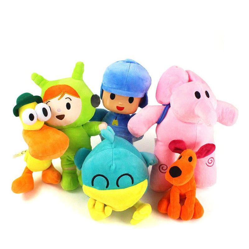 POCOYO - Kit 6 hermosos peluches pocoyo muñecos juguetes originales