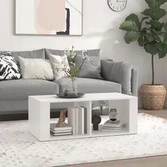 GENERICO - Mesa de Centro Minimalista con Espacios de Almacenamiento