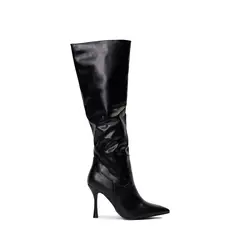 CHINITOWN - Bota Larga Mujer Negro Gunhilda