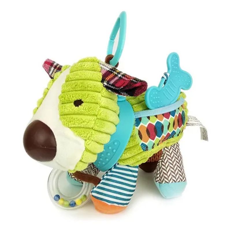 EDWINAYY - Peluche Sensorial Sonajero Con Multiples Texturas Bebe