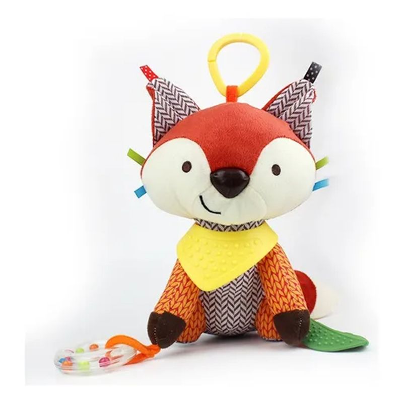 EDWINAYY - Peluche Sensorial Sonajero Con Multiples Texturas Bebe