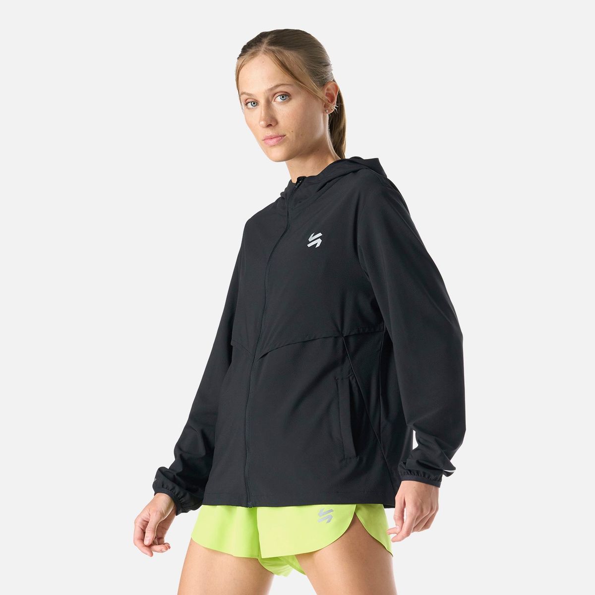 VULCANO - Chaqueta Mujer Built To Move Pro Windbreaker Jacket Negro Vulcano