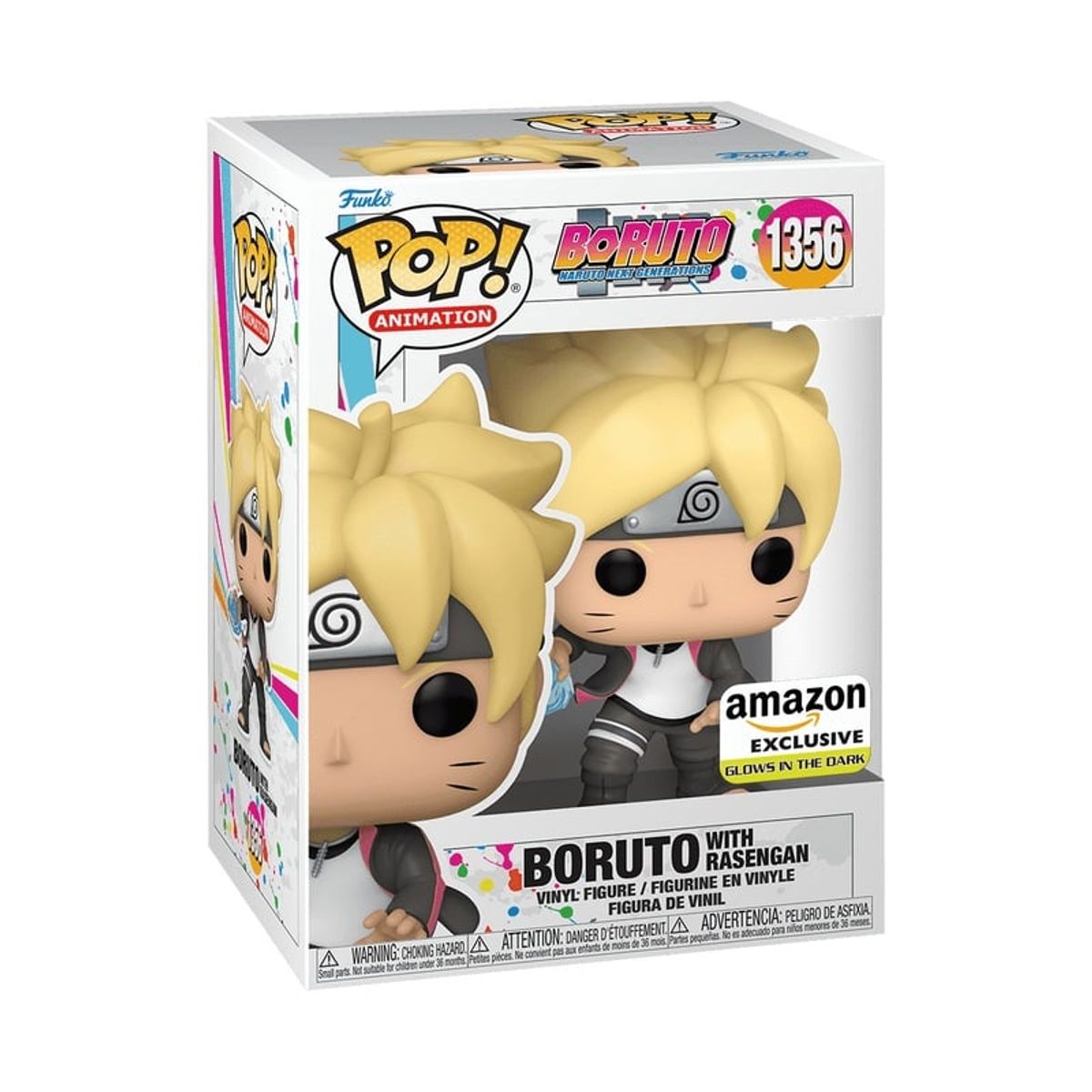 FUNKO - Funko Pop Naruto - Boruto 1356 Glow Exclusivo Amazon