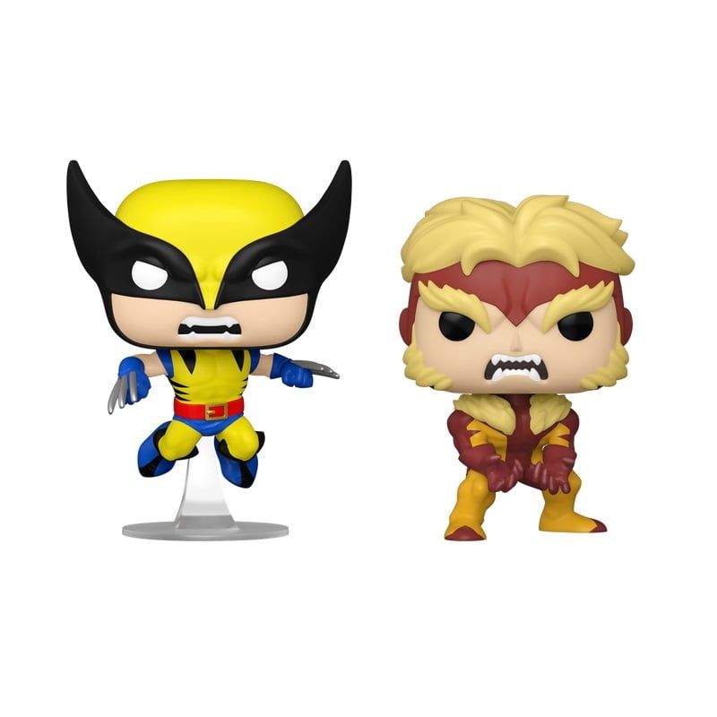 FUNKO - Funko Pop Marvel Deadpool  Wolverine y Dientes De Sable