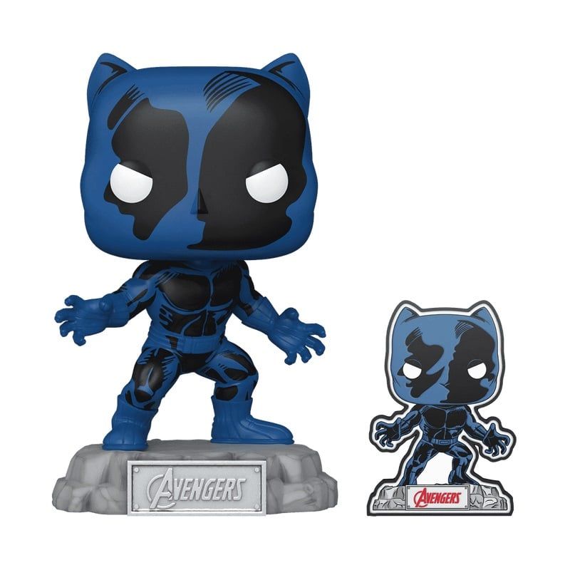 FUNKO - Funko Pop Marvel Avengers Pantera Negra 1244 + Pin