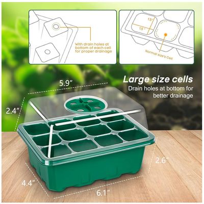Imagen 2 del producto Mini Invernadero Bandejas De Cultivo Germinación
