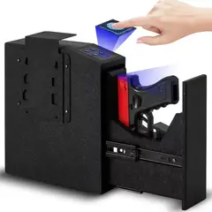 KUANGYE - Caja Fuerte Biométrica Clave Llave Para Armas Cortas Pistola