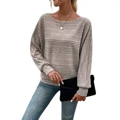 BLWOENS - Polera Manga Larga Mujer - Beige