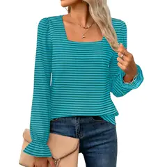BLWOENS - Polera Manga Larga Mujer - Verde