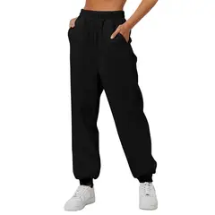EDWINAYY - Pantalón Joggers Buzo Mujer última Tendencia Tiro Alto