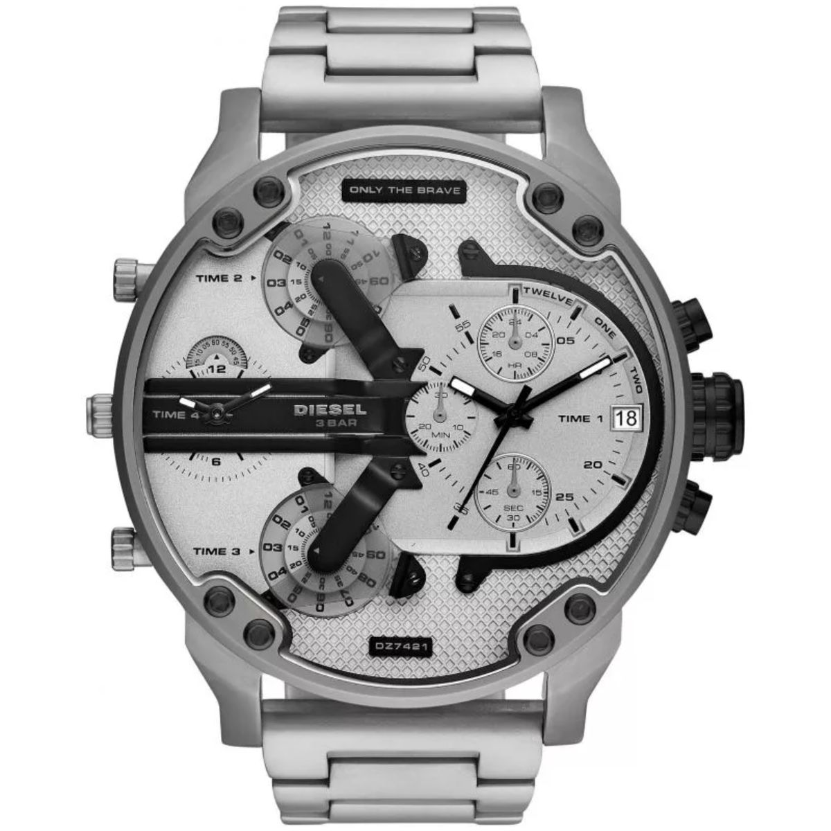 DIESEL - Reloj Diesel Mr Daddy 20 Dz7421 Plateado
