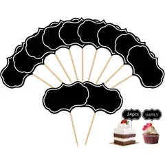 KUANGYE - 24 Pizarra Para Mensajes Decoracion Alimentos Marcadores