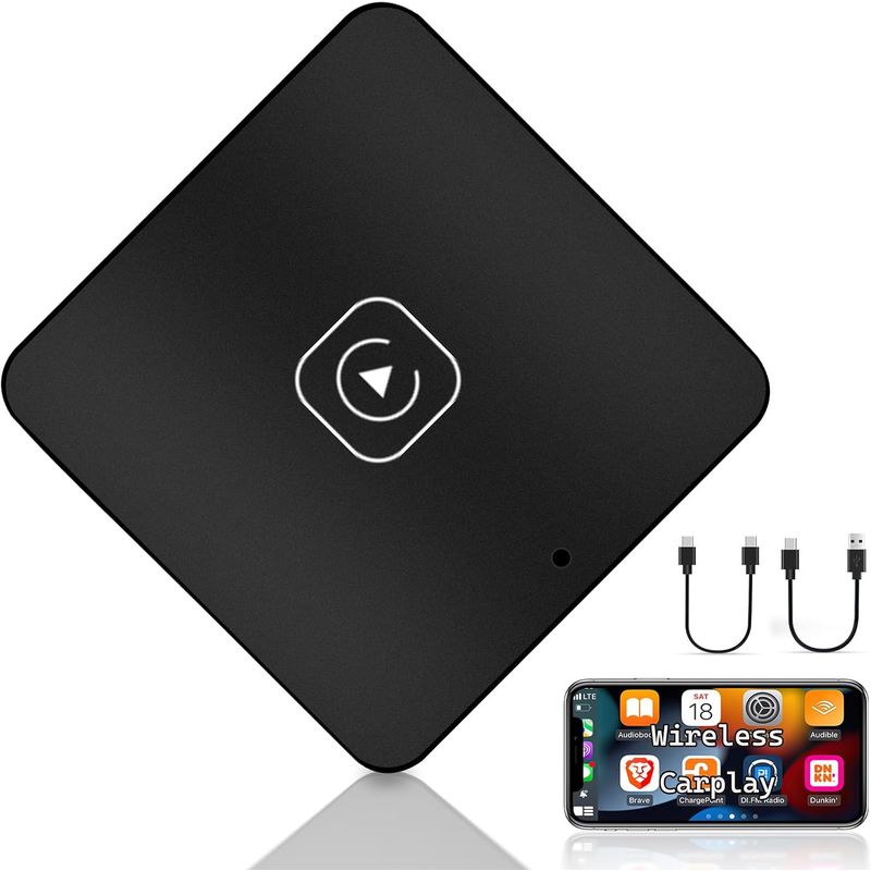 KUANGYE - Carplay Inalámbrico Adaptador Apple Sin Intervenir Car Play