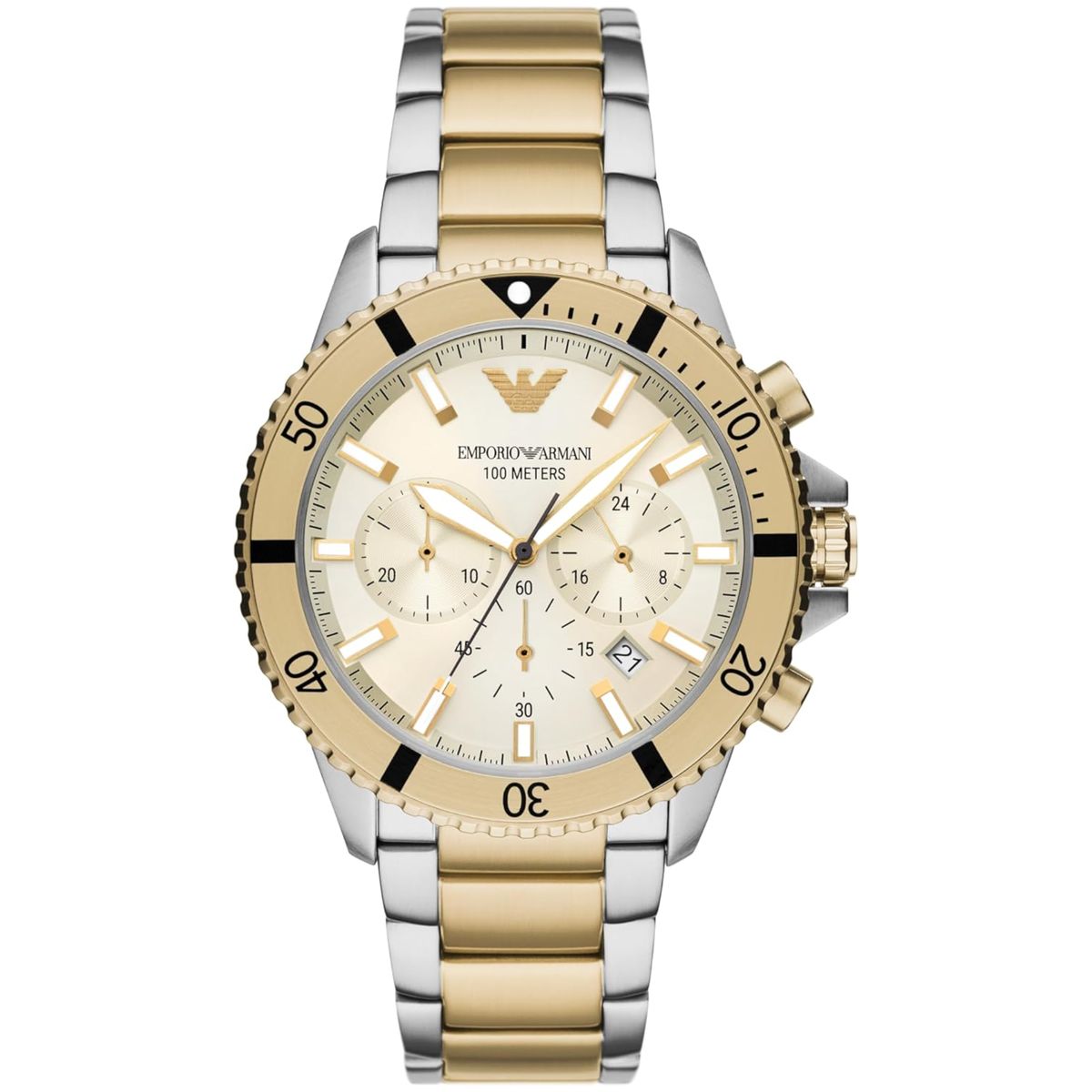 EMPORIO ARMANI - Reloj Emporio Armani Diver Ar11606 Plateado con Dorado