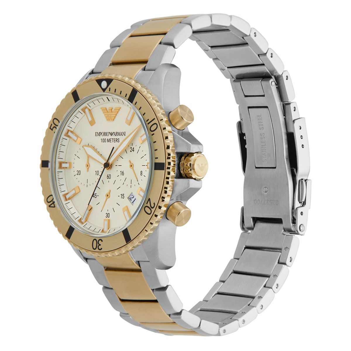 EMPORIO ARMANI - Reloj Emporio Armani Diver Ar11606 Plateado con Dorado