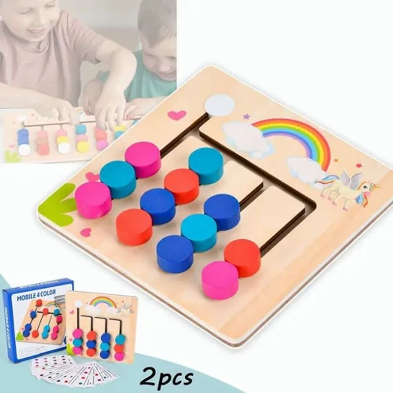 EDWINAYY - Juguete De Madera Rompecabezas Puzzles Montessori Ni?os