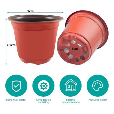 Imagen 2 del producto 135 Maceteros Flexibles Vivero 9x8cm Terracota Kit Inicial