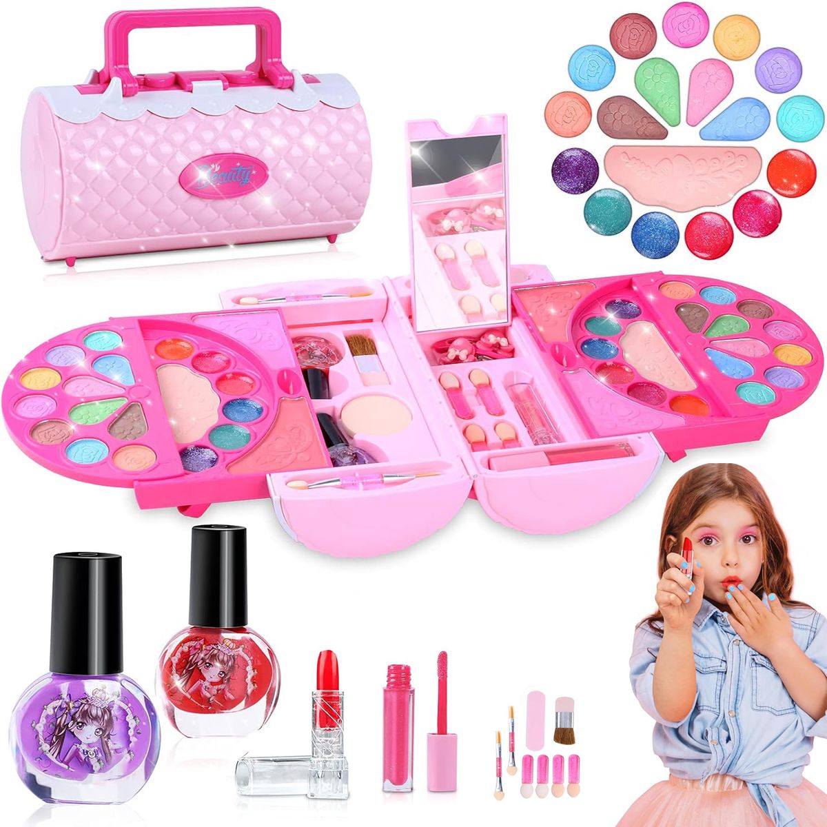 GENERICO - Juguete De Maquillaje Para Niñas Regalos Para Niñas De 3 Año