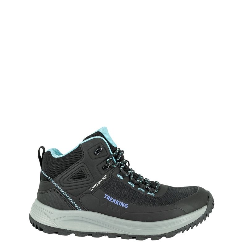 ALQUIMIA - Botin Outdoor Mujer Negro Rosal Alquimia