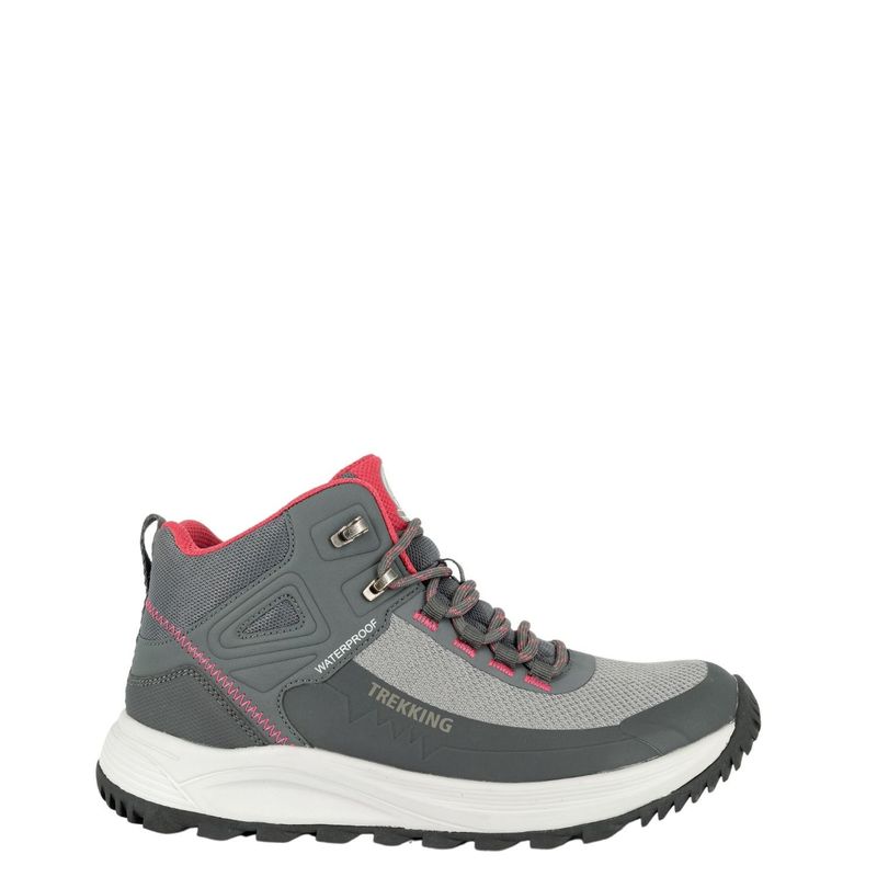 ALQUIMIA - Botin Outdoor Mujer Gris Rosal Alquimia