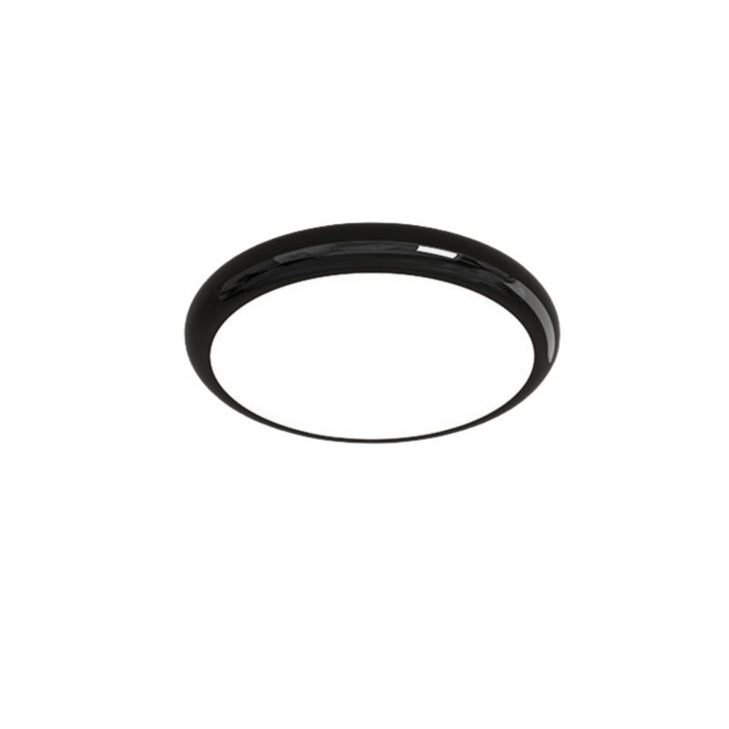 MMDH - Lámpara de techo LED Balcón Dormitorio Tricolor 23cm-Negro CLA267-B23.