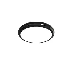 MMDH - Lámpara de techo LED Balcón Dormitorio Tricolor 23cm-Negro CLA267-B23