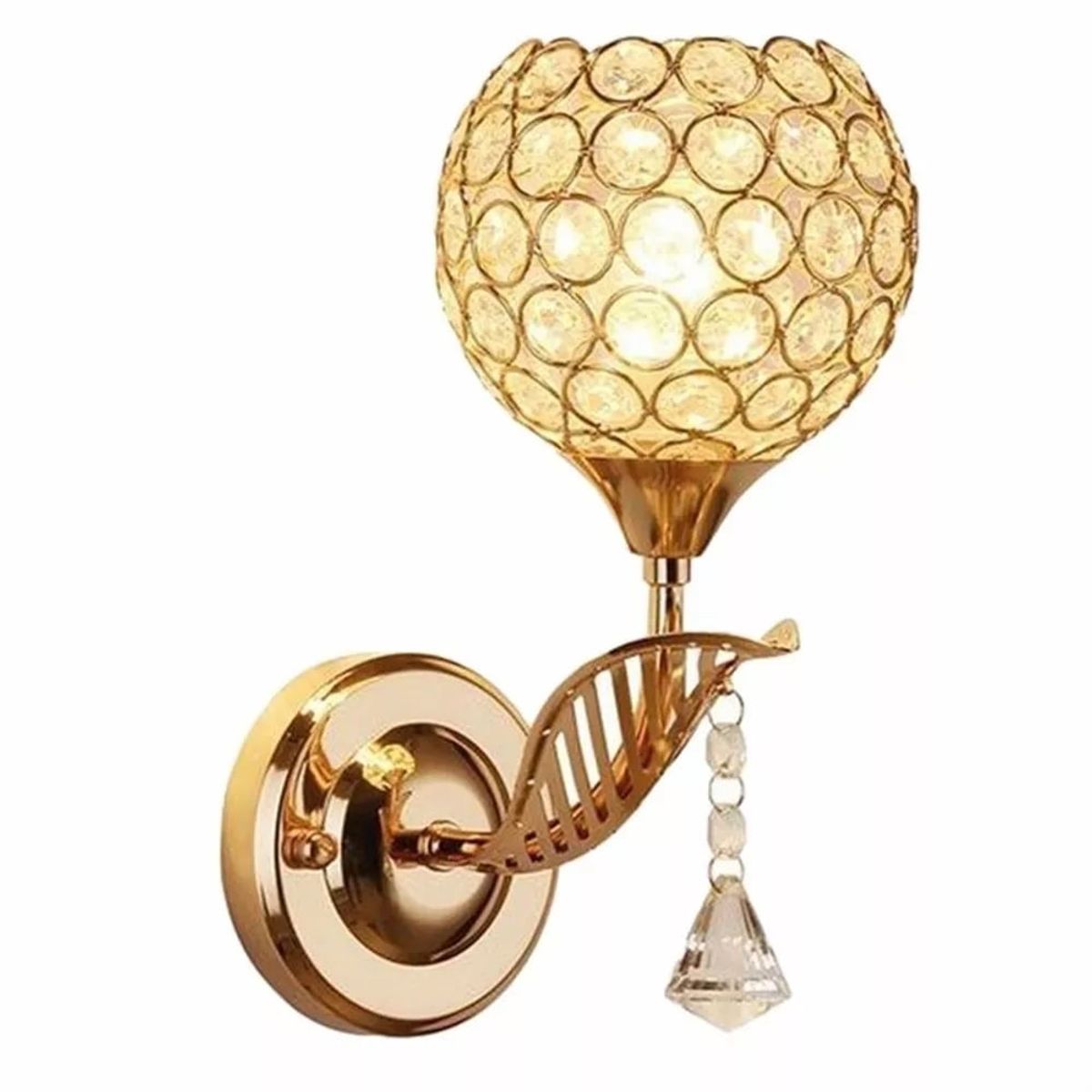 PUREPOWER - Lámpara led de cristal moderna pared pequeña luz de iluminación