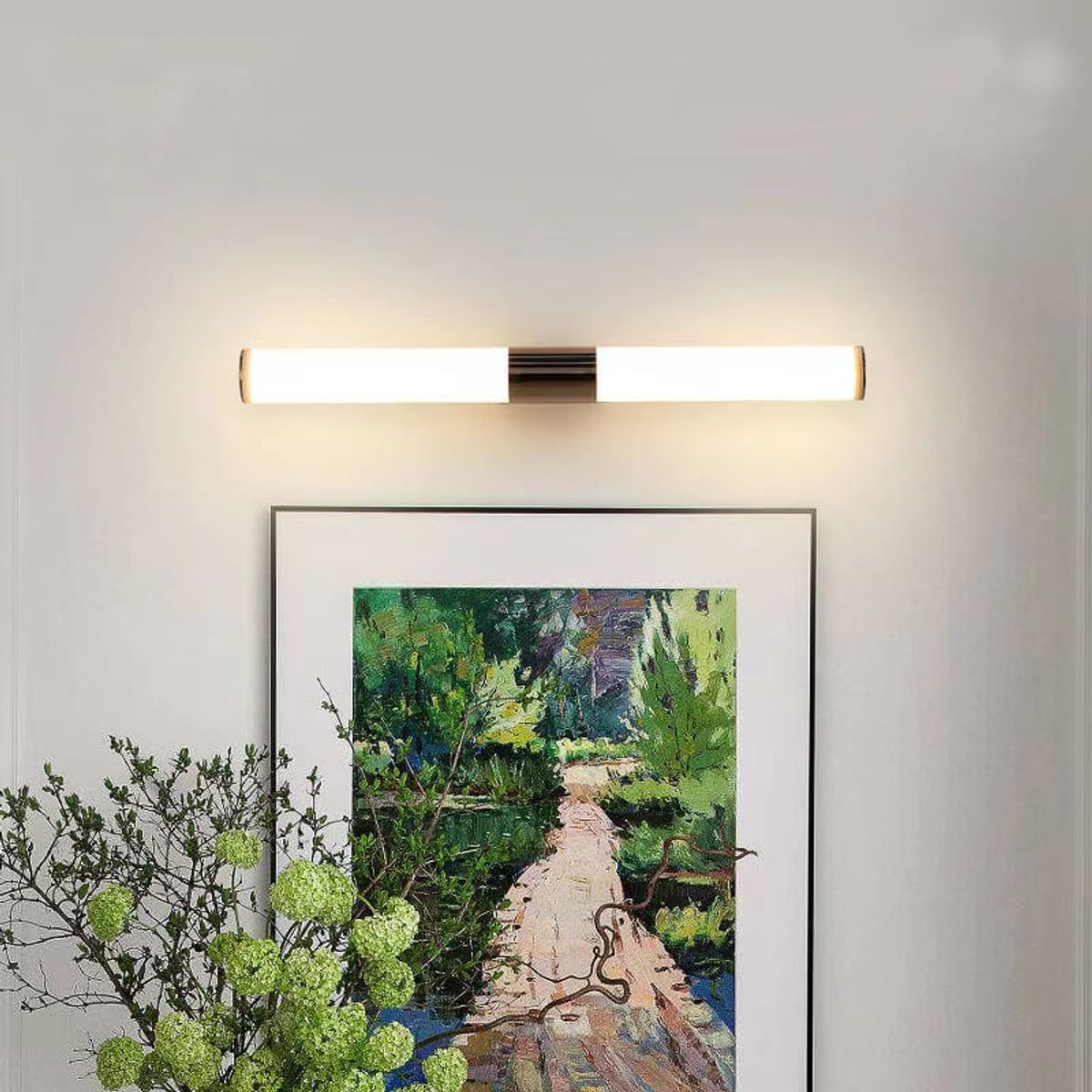 PUREPOWER - Tocador de baño moderno Luz LED Acrílico - Luz blanco 25cm