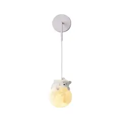 MMDH - Moderna lámpara de pared de dormitorio LED oso polar-CLA273-blanco